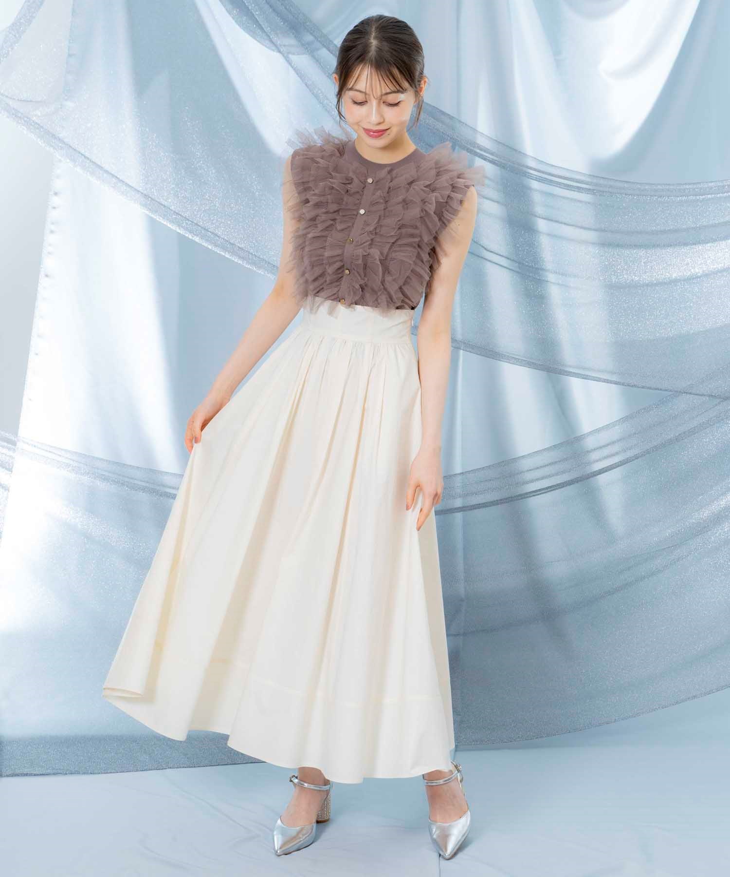 SSサイズあり】ギャザーデザインフレアスカート | フレアスカート