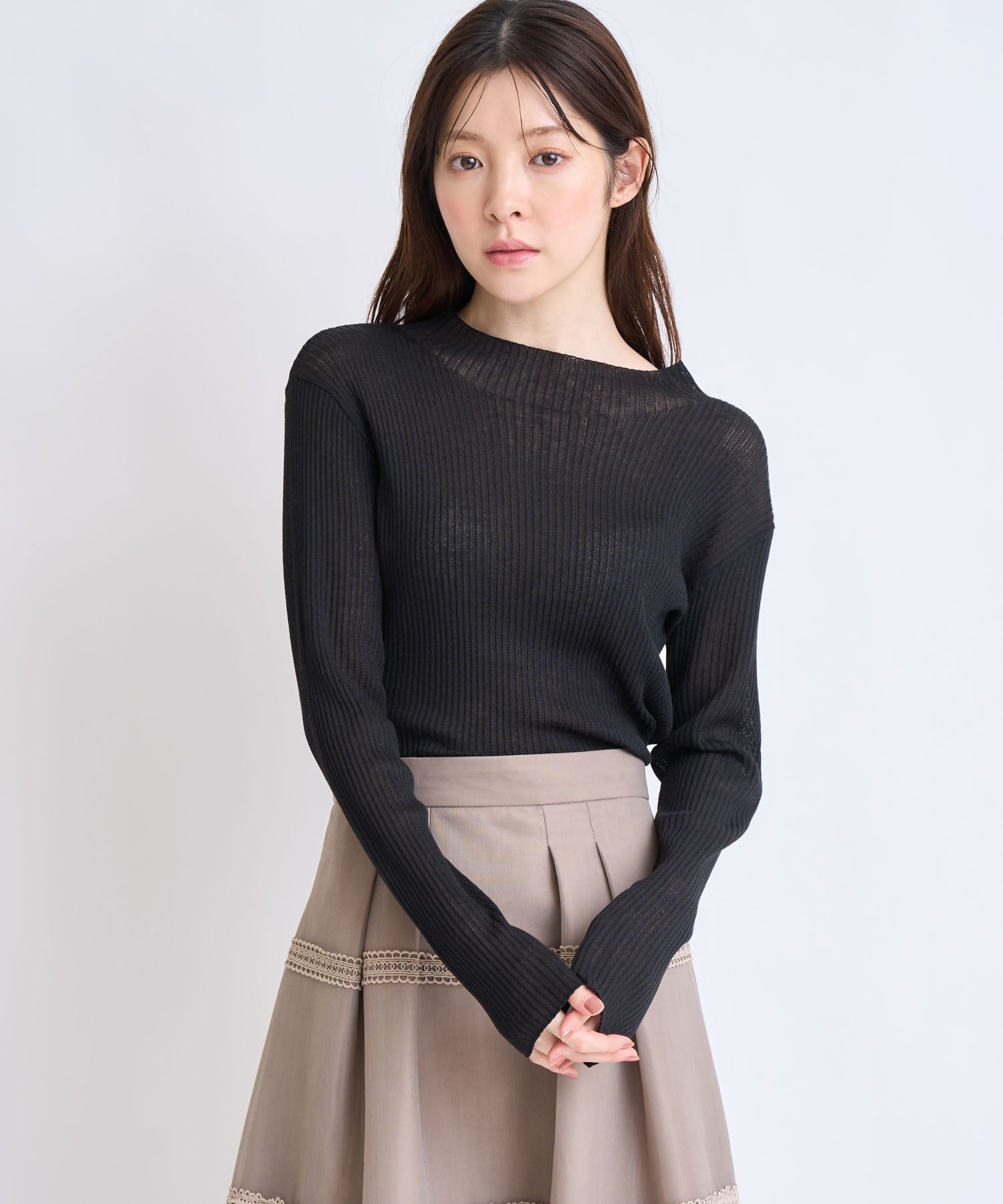 シアーハイネックニット | ニット | NOELA OFFICIAL WEB STORE