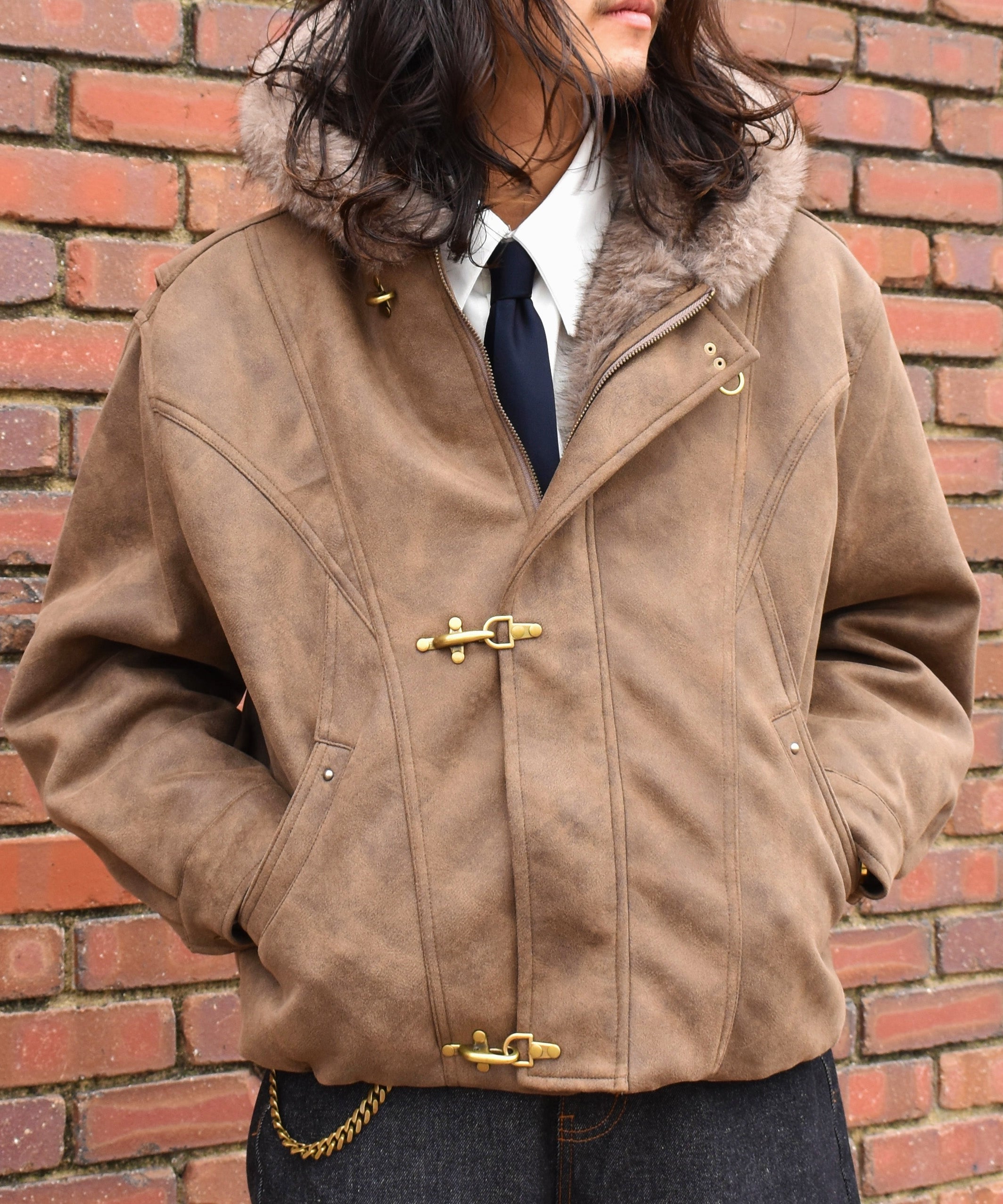 ファイヤーマンファーブルゾン[Dark Khaki] – Noen