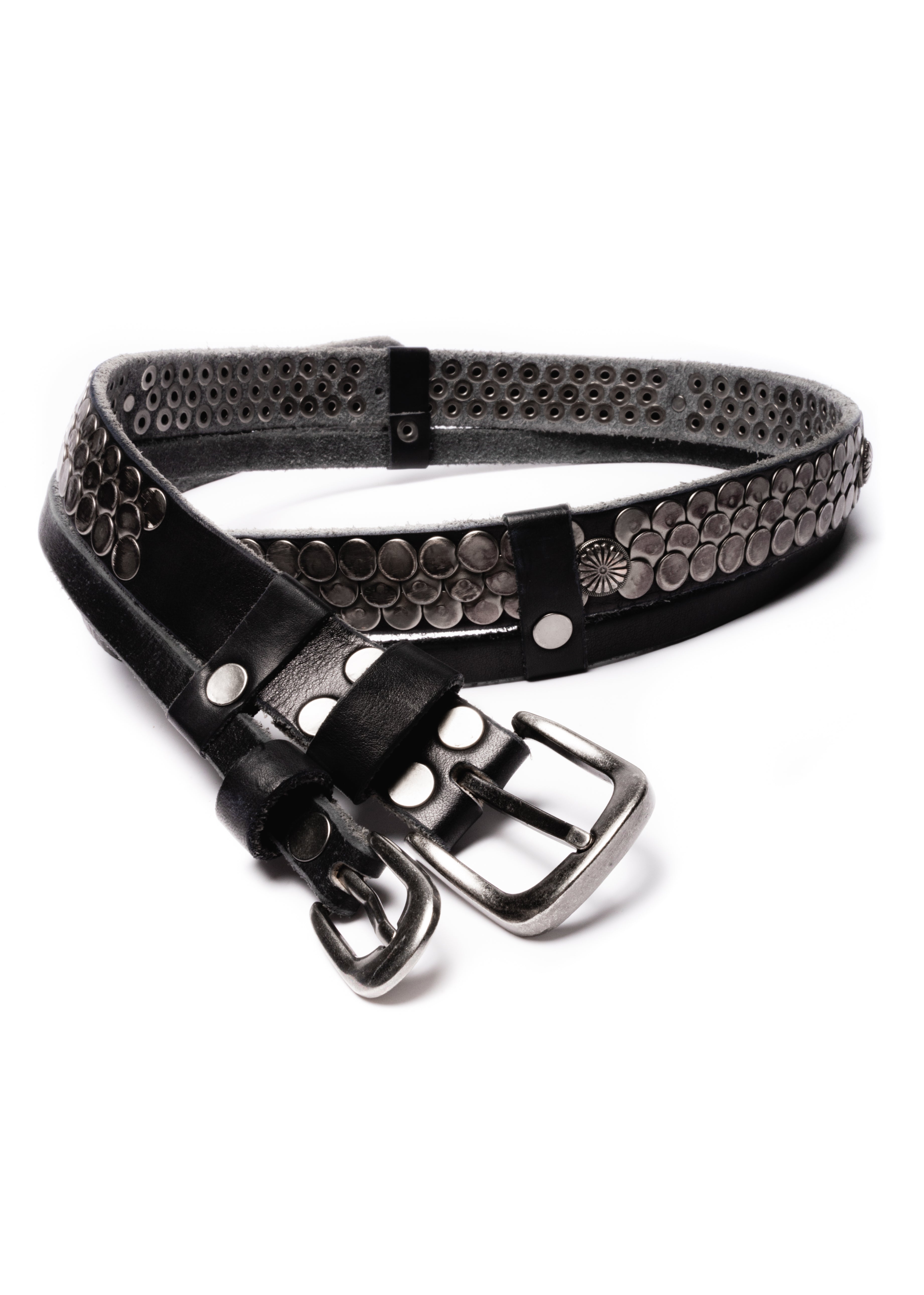 NFS DOUBLE-LAYERED BELT BLACK – NO/FAITH STUDIOS