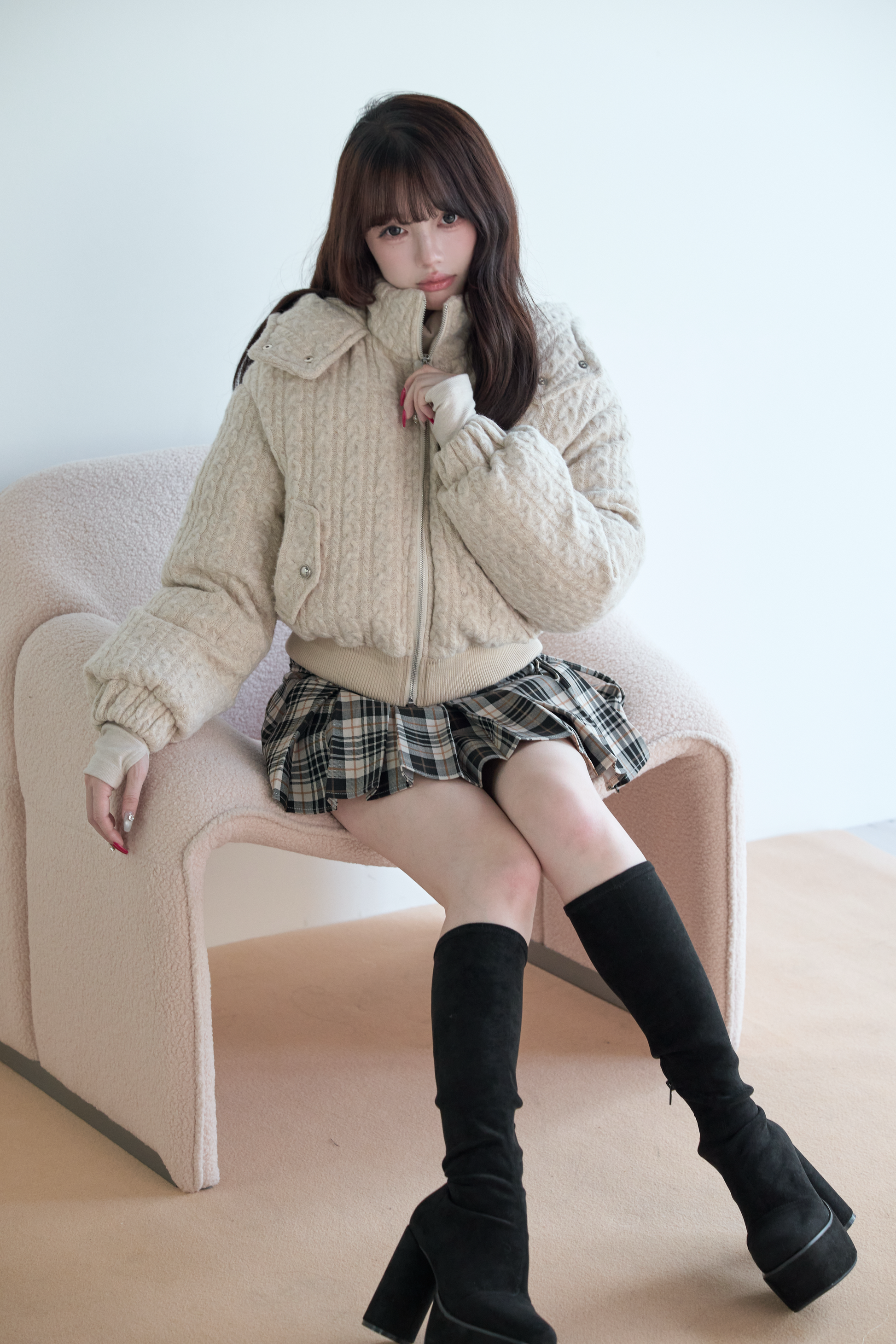 BunnyLis:リボンオフショルダーニットトップス – NoGenki