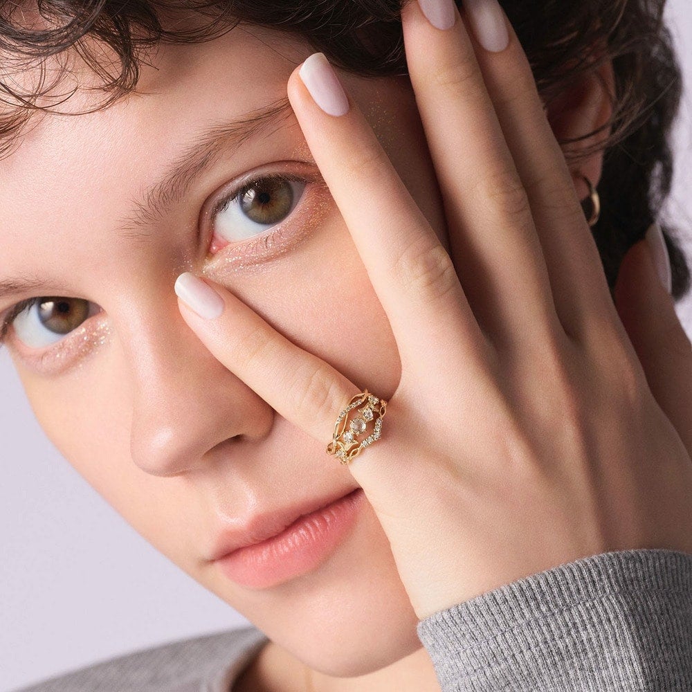 Pocket Ring】K10クォーツピンキーリング｜ピンキーリング｜ノジェス