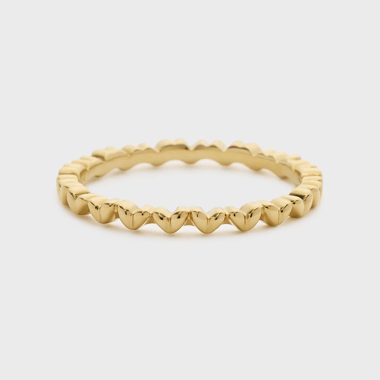 クリーニング済】【美品】NOJESS クラウンデザイン ゴールドリング3号