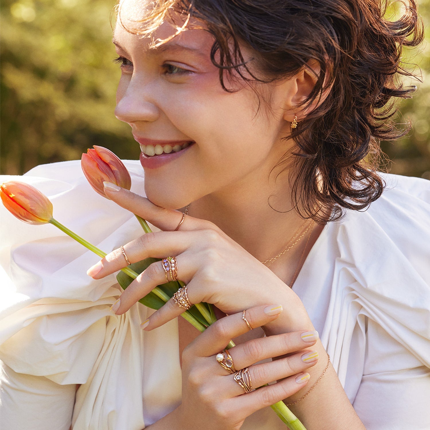 Pocket Ring】K5ダイヤモンドピンキーリング｜ピンキーリング