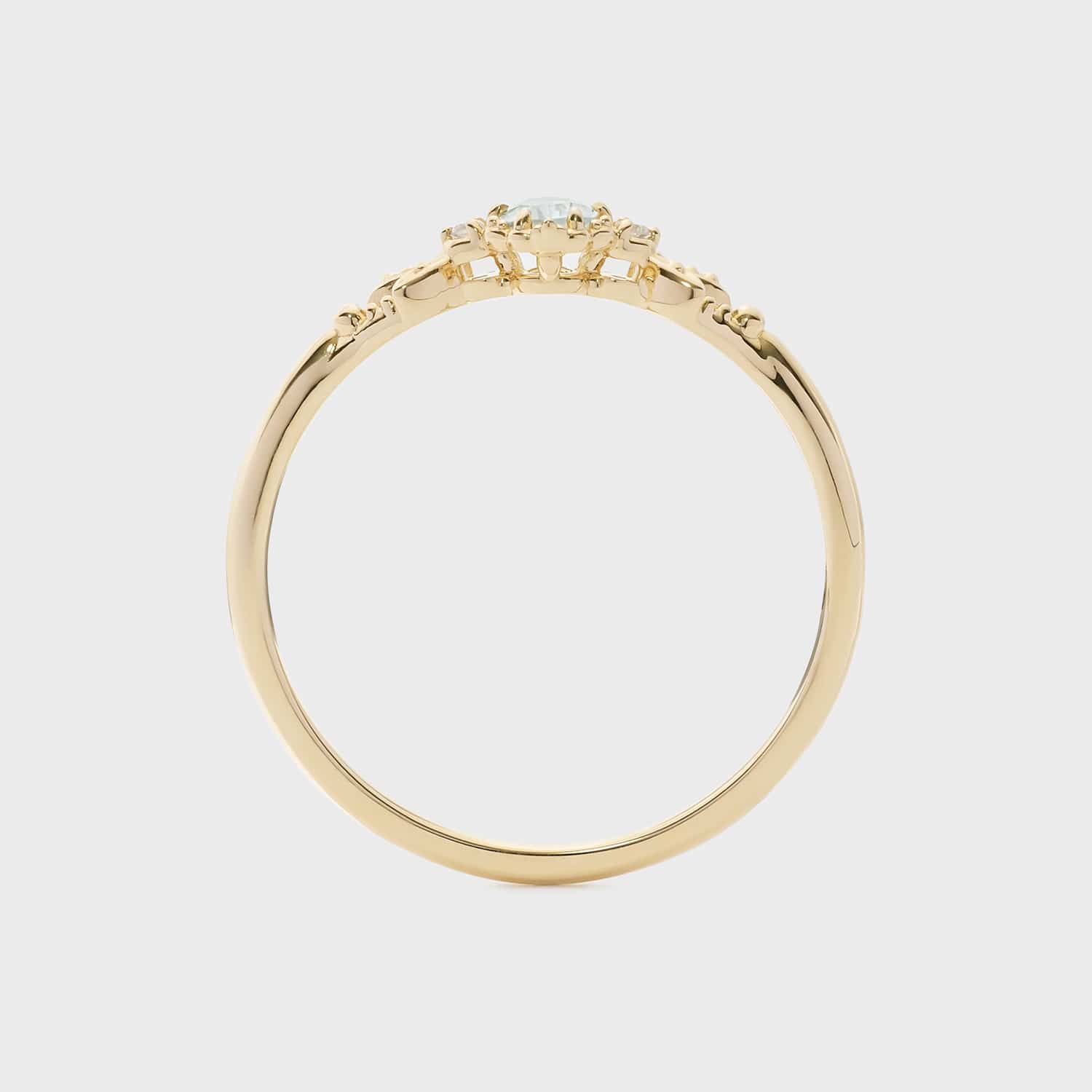 Pocket Ring】K10アクアマリンリング｜リング｜ノジェス 公式