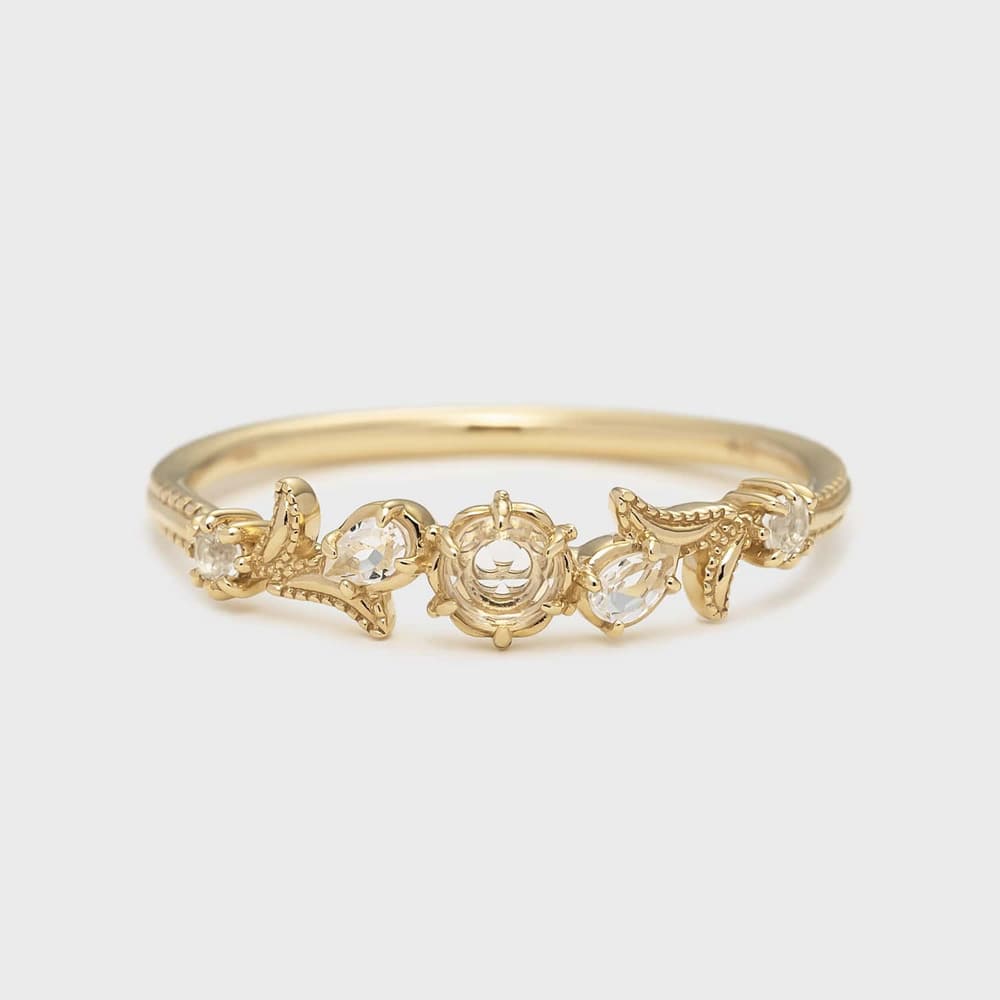 Pocket Ring】K10ラブラドライトピンキーリング｜ピンキーリング