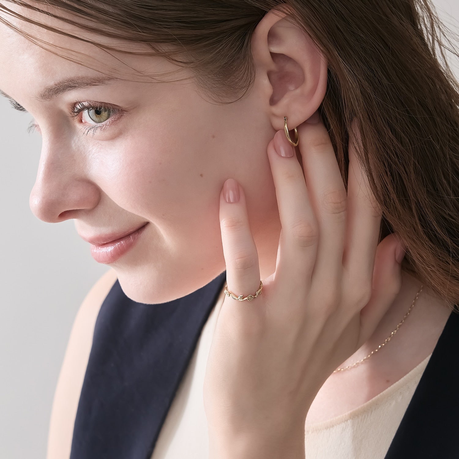 K5ローズピンキーリング｜ピンキーリング｜ノジェス 公式オンラインストア