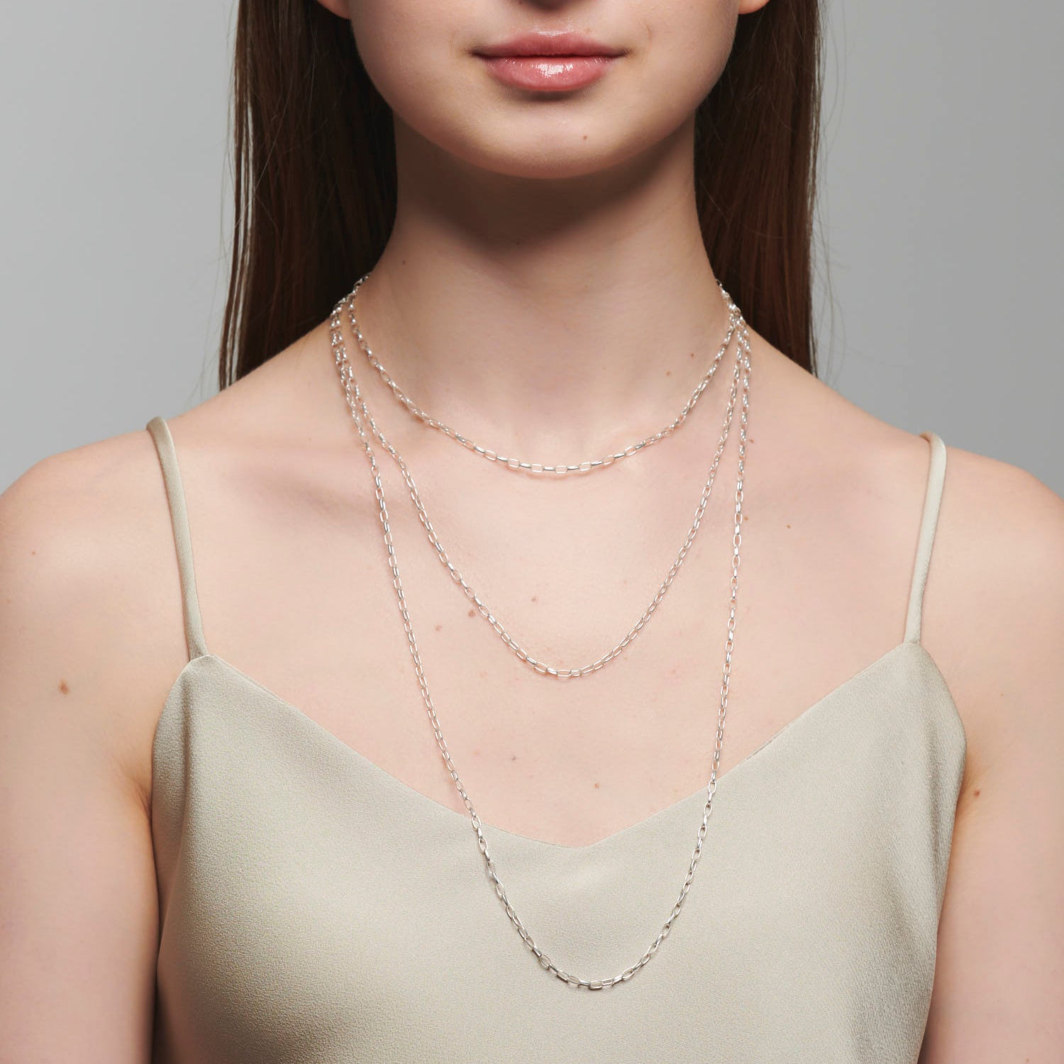 シルバーチェーンネックレス（50cm）｜ネックチェーン｜ノジェス 公式