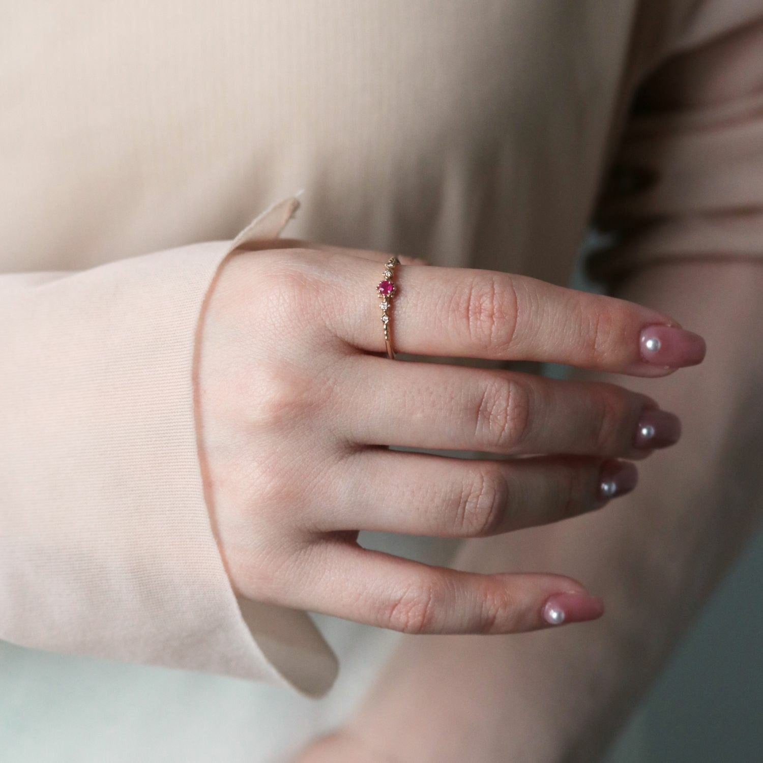 Pocket Ring】K10ルビーリング｜リング｜ノジェス 公式オンラインストア