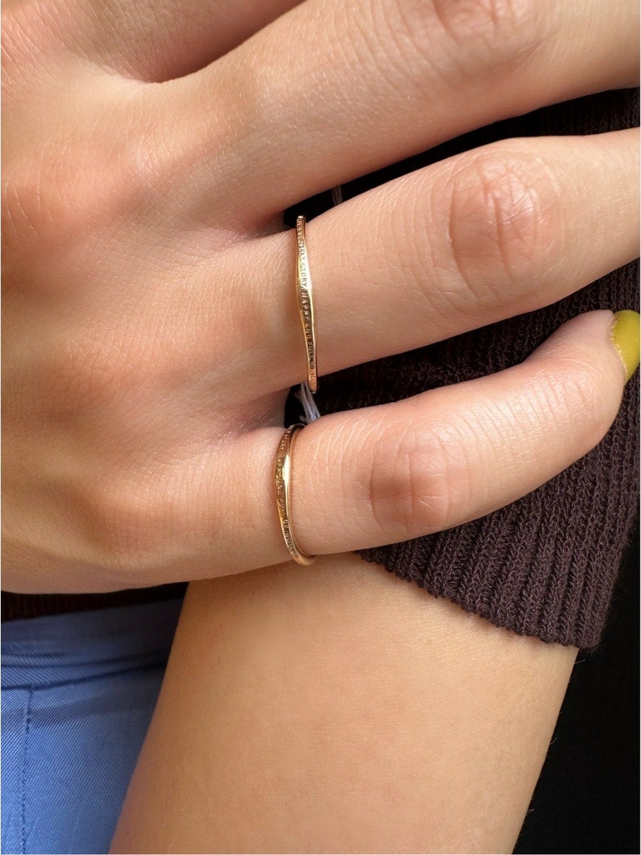 メッセージリングでポジティブに！｜FEAUTRE｜ノジェス アクセサリー