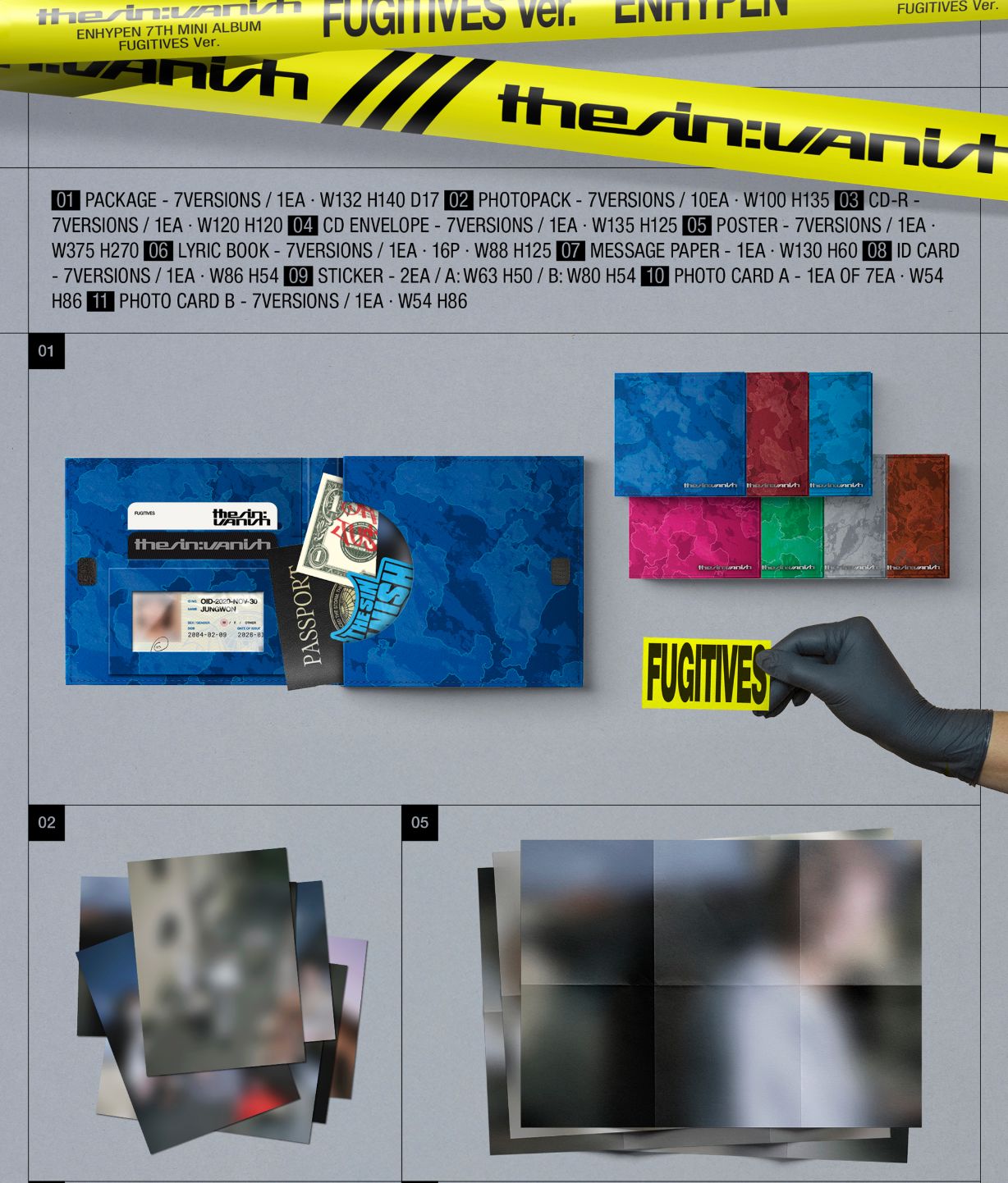 ENHYPEN - THE SIN: VANISH (FUGITIVES VER.)