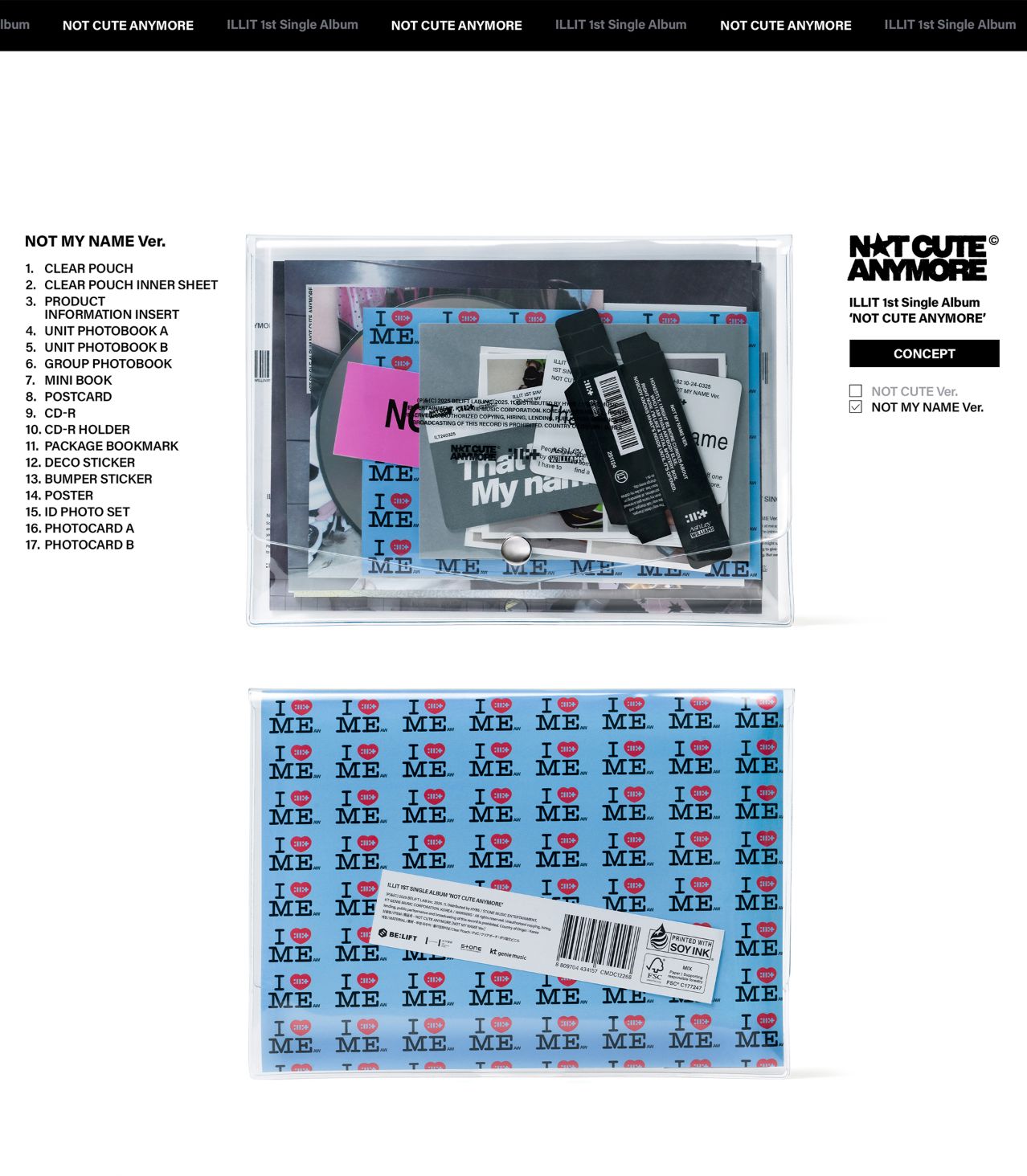 ILLIT - NOT CUTE ANYMORE + Weverse Gift