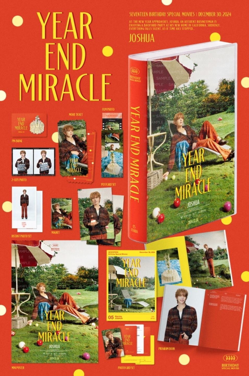 JOSHUA (SEVENTEEN) - HAPPY JOSHUA DAY BIRTHDAY BOX VER.4