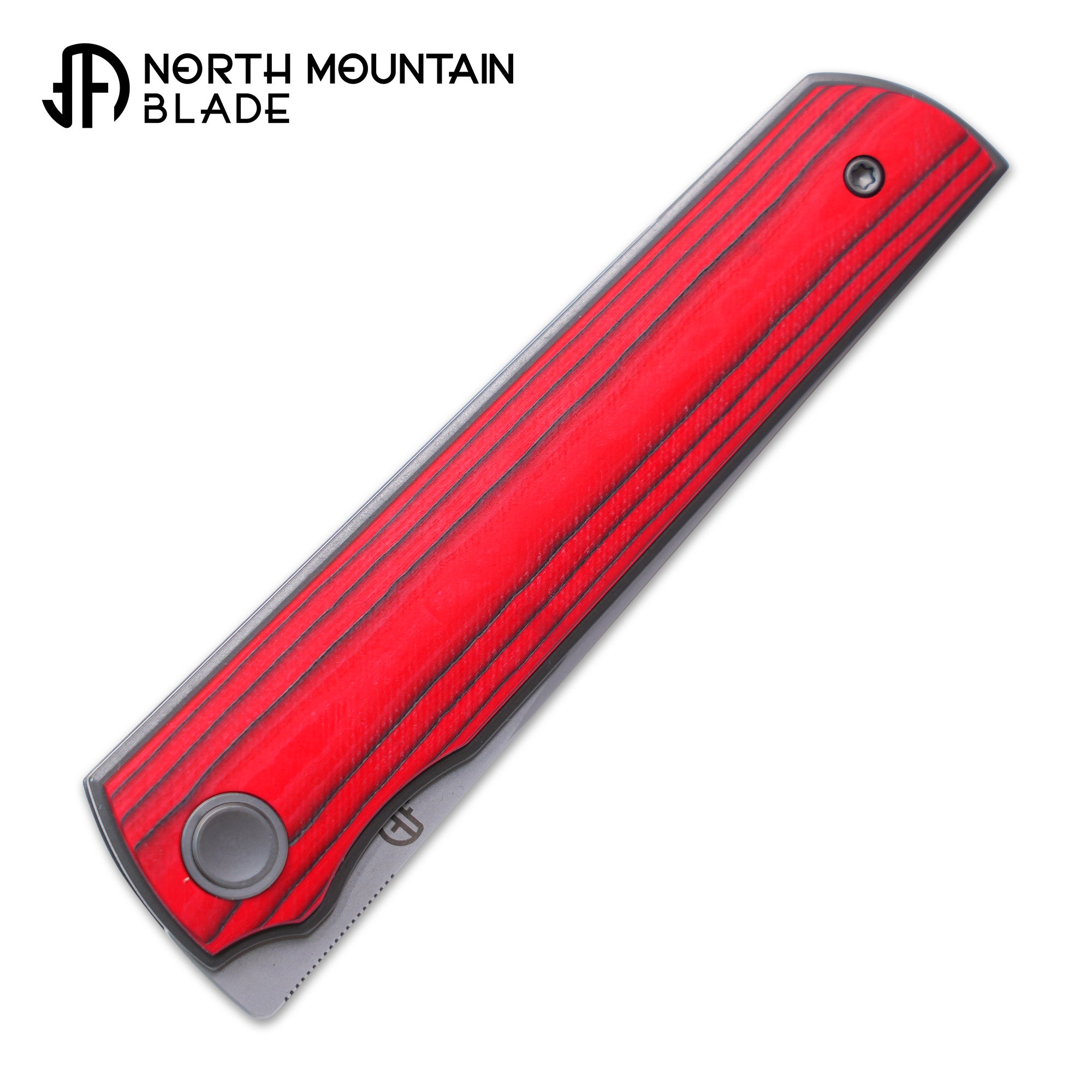 2412-RDQCF CHOP 4 Front Flipper Folding Knife, Quartz Carbon Fiber