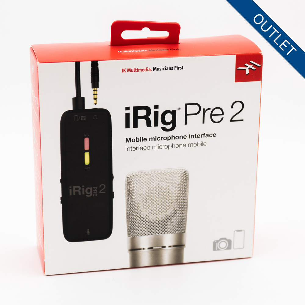 iRig Pre 2 - Mobile Microphone Interface - Nordic Pro Audio ApS