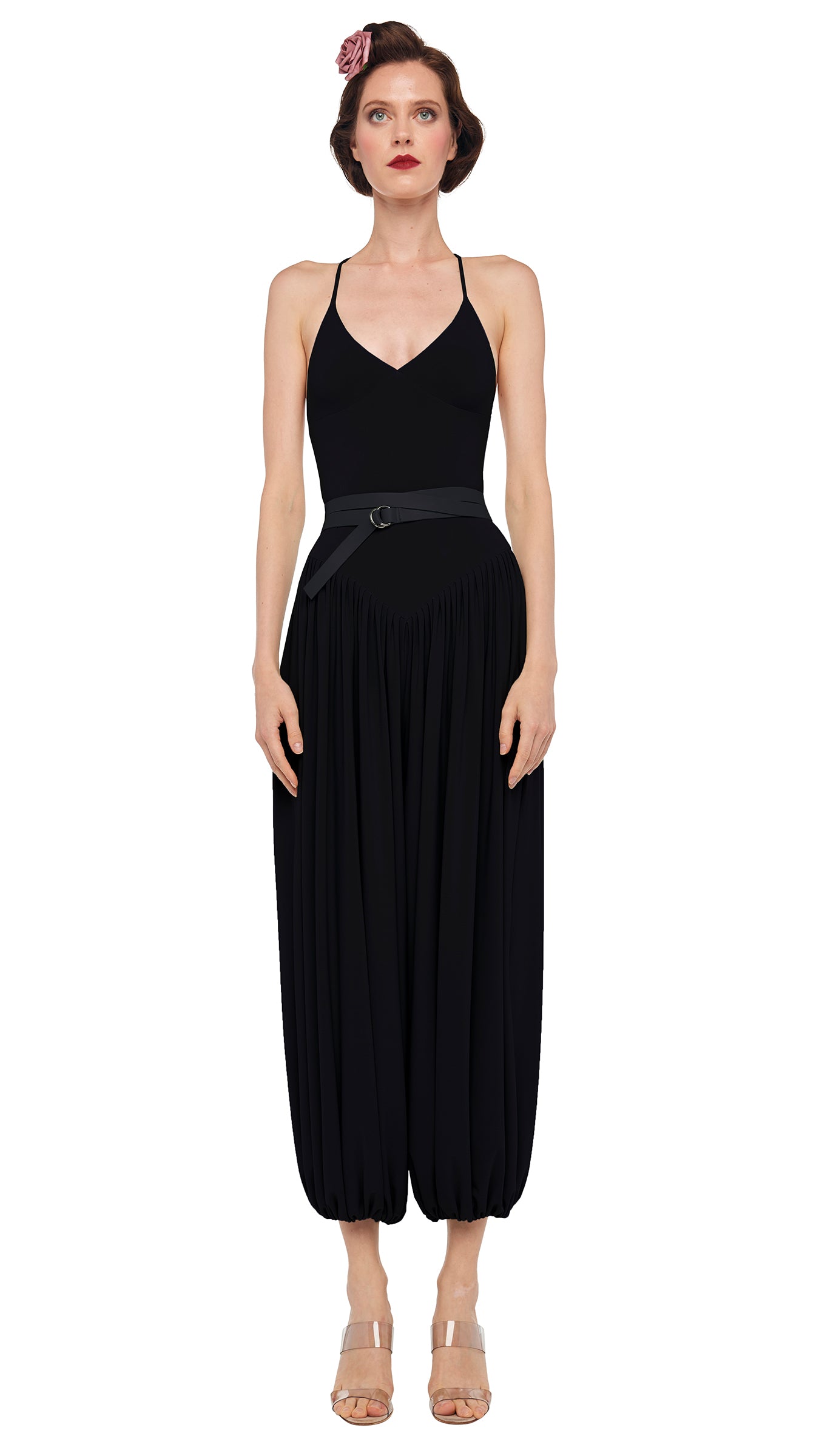 KENNY JUMPSUIT – Black – Norma Kamali