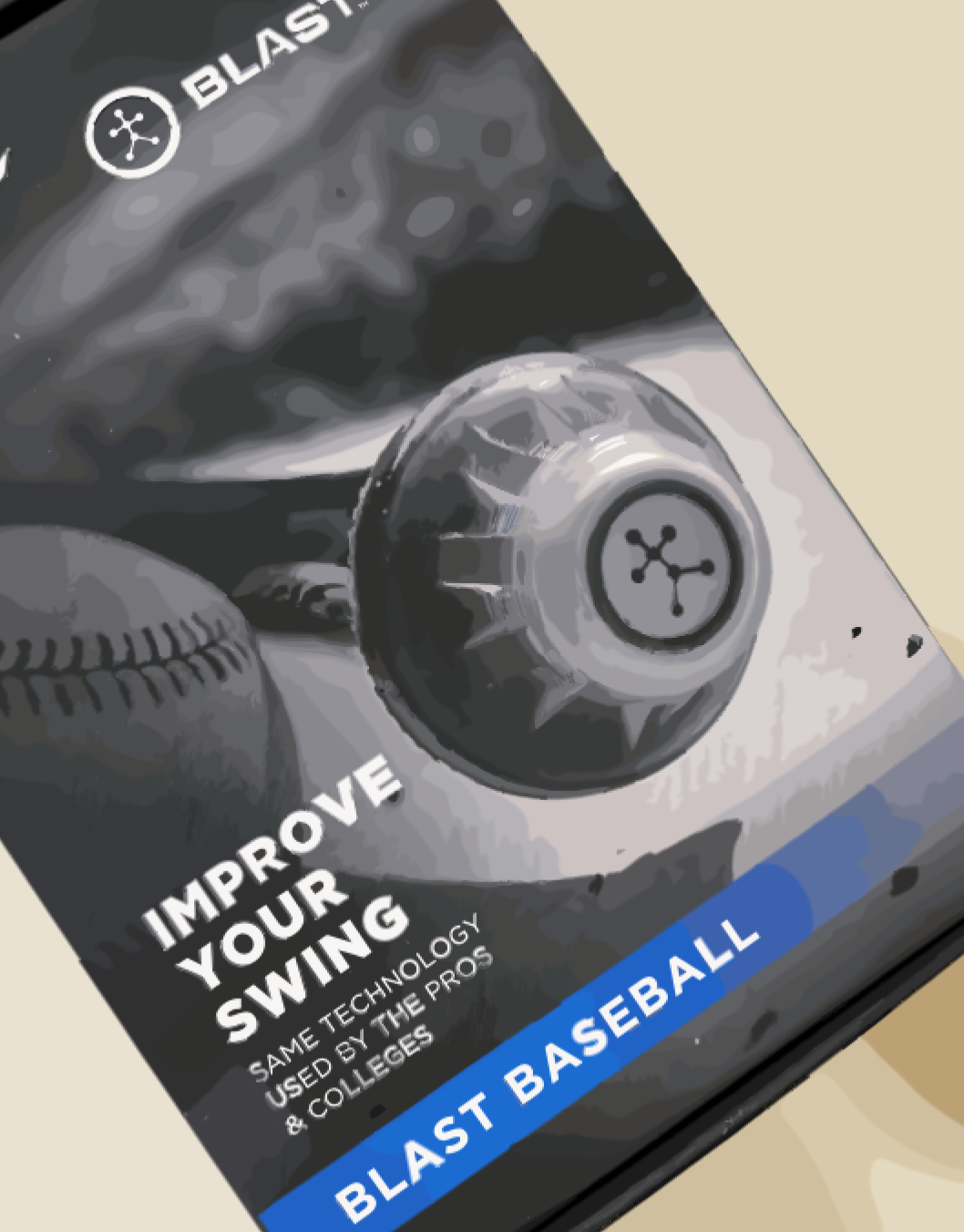 野球のスイングスピード（スイングデータ）を計測するBLAST BASEBALLの