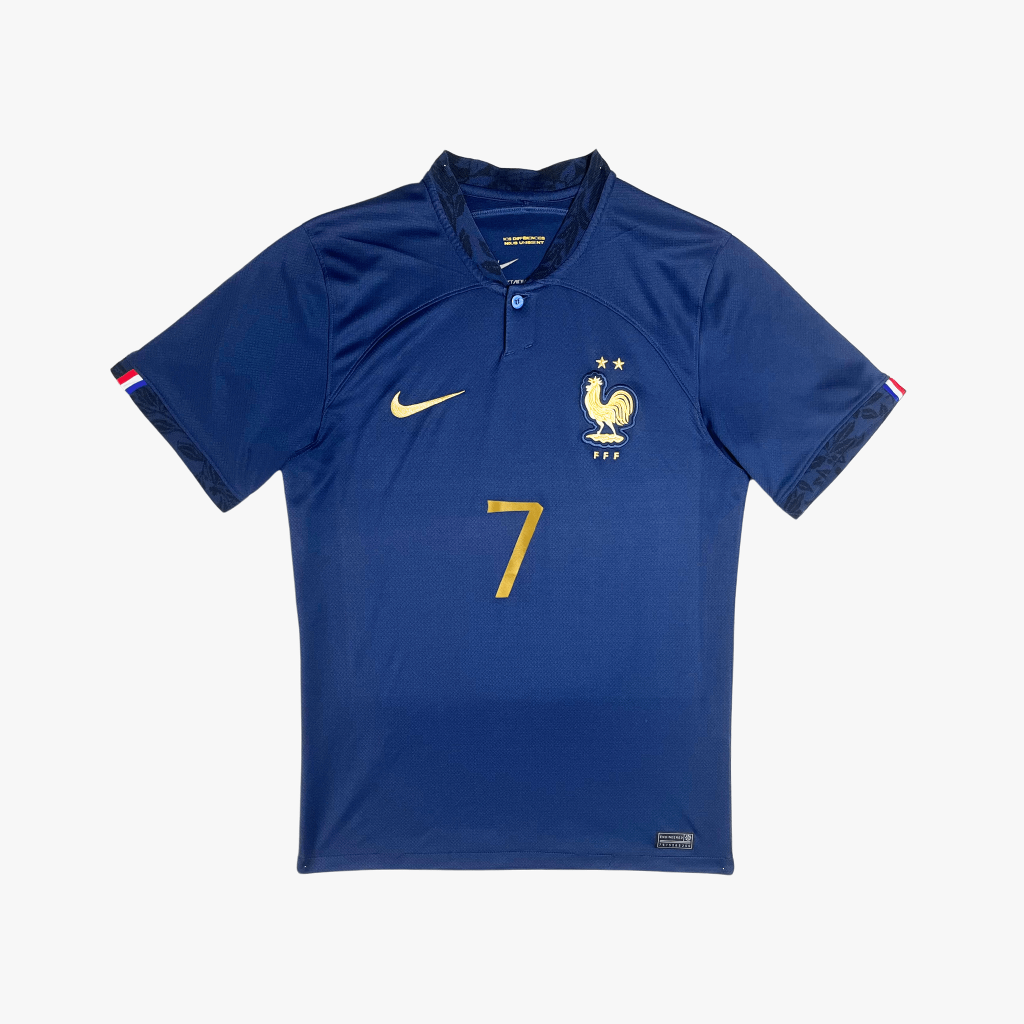 France 2022-23 Home Griezmann #7 Shirt S – Nostalgic Football Shirts