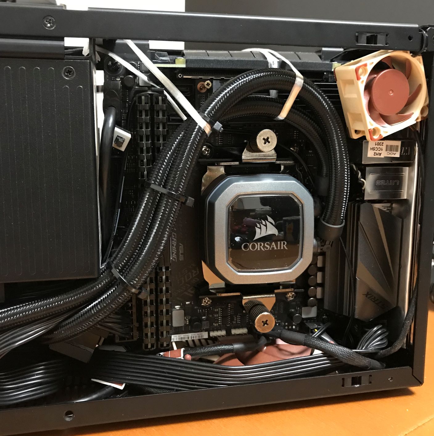 A4-SFX v4 を Corsair H75(2018) で水冷にしてみた | MiYABiS note.