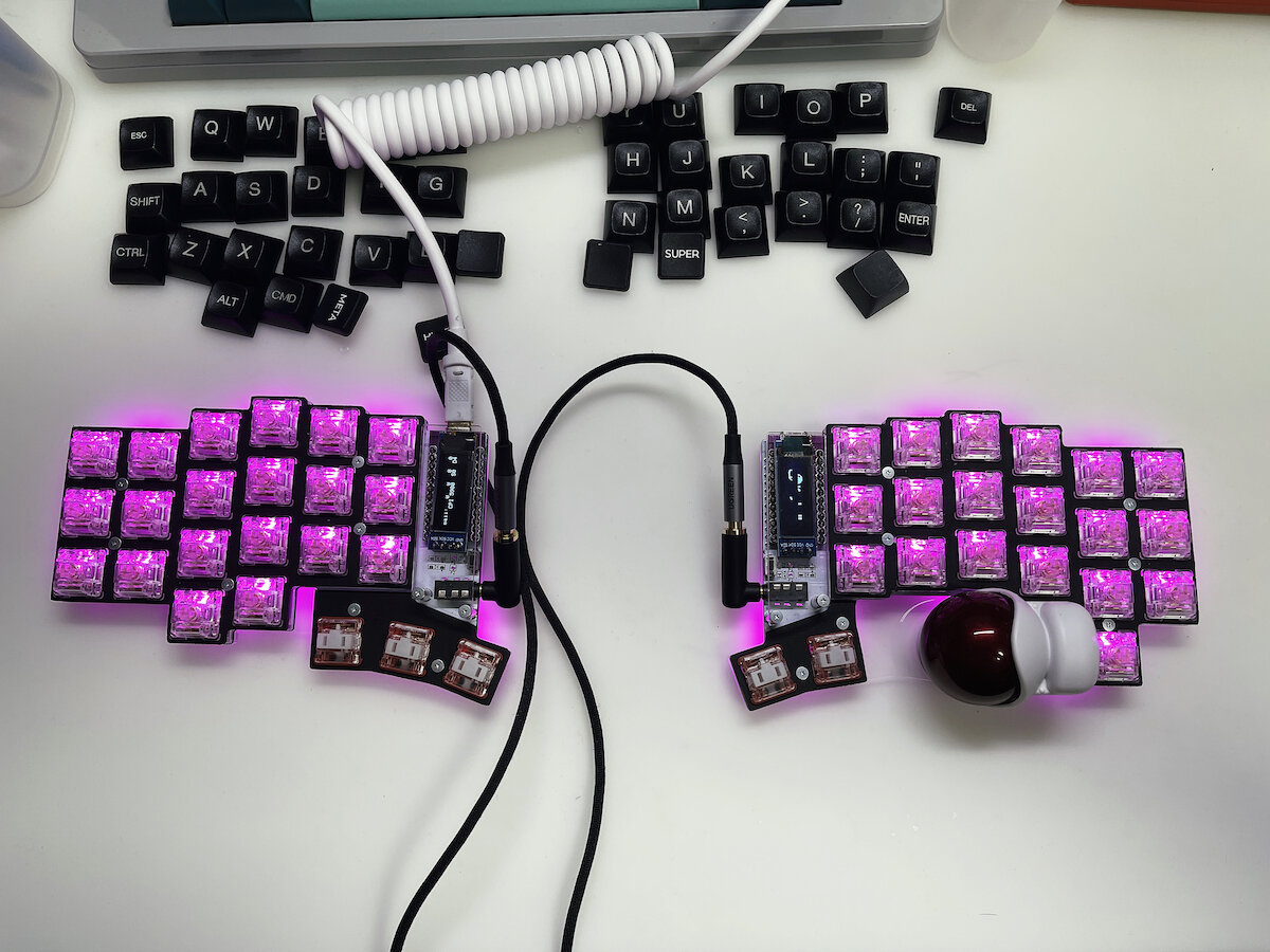 Keyball44キットを組み立てました。 – no theme.