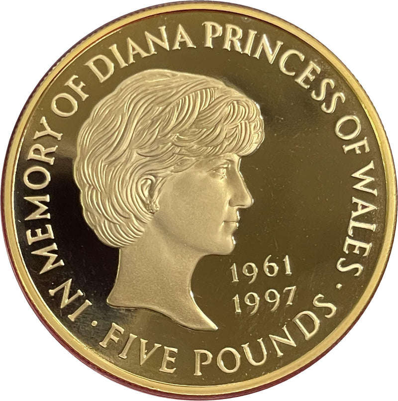 イギリス ダイアナ妃 5ポンド金貨 1999年 – 野崎コイン