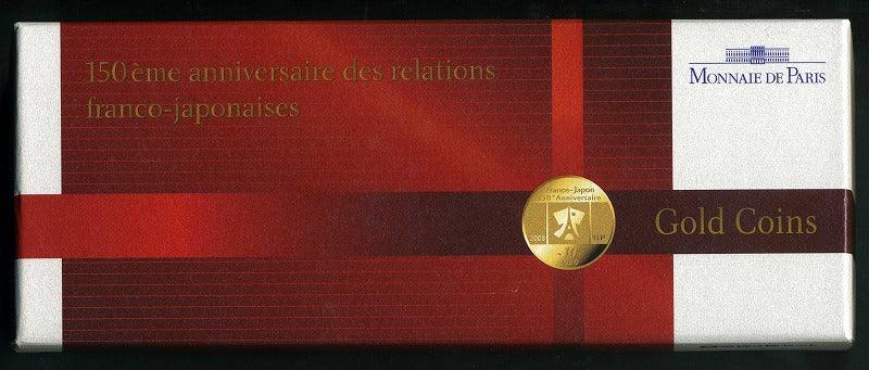 フランス 日仏交流150周年記念金貨3種セット – 野崎コイン
