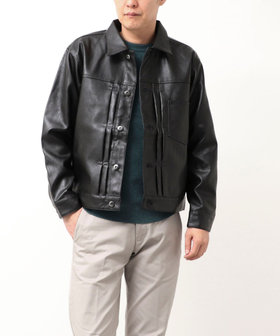 フェイクレザートラッカージャケット（5-0806-5-54-001）｜NOLLEY'S