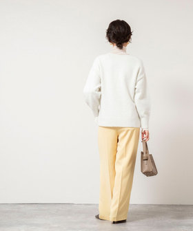 WEB限定 SPECIAL SALE！］《手洗い可能》モヘヤスパンコールVネック