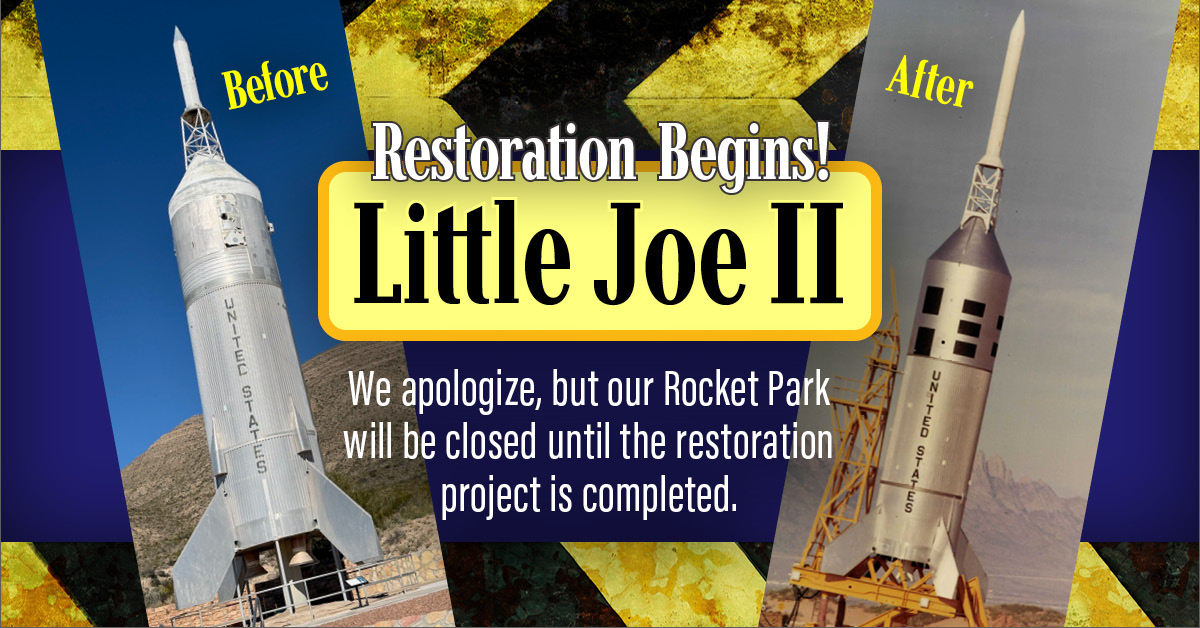 Rocket Park Temporarily Closed for Little Joe II Restoration - New