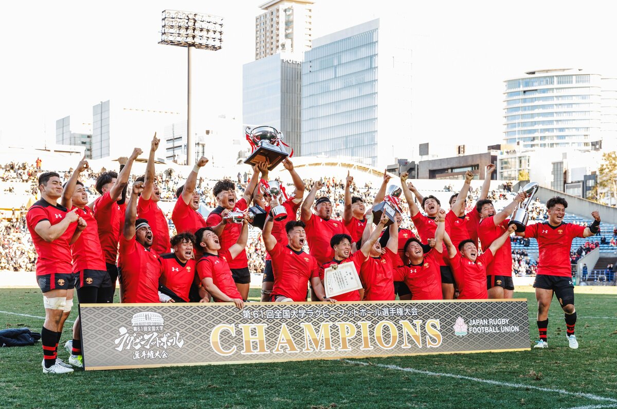 帝京大ラグビー部に進学校出身者が増加…13度目の大学選手権優勝チーム