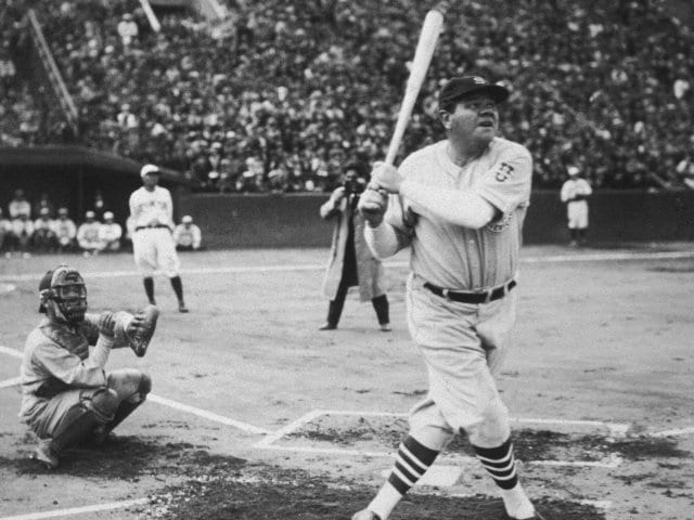 あのベーブ・ルース“日本での伝説”「予告ホームランで場外の建物を壊し