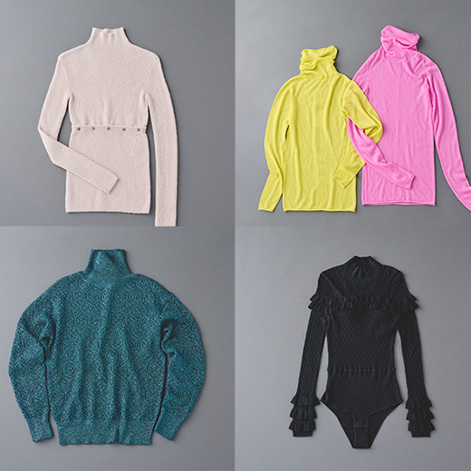 首元にぬくもりとニュアンスを。一枚でもレイヤードでも楽しめる冬の