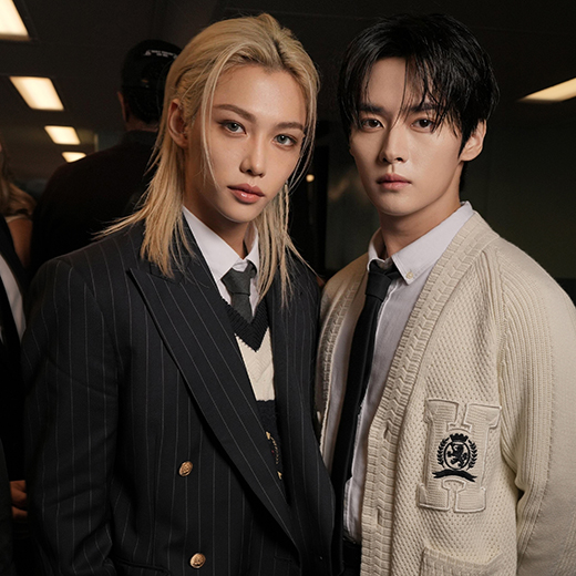 Stray Kids フィリックス&リノが来場「Tommy Hilfiger」2025年春夏