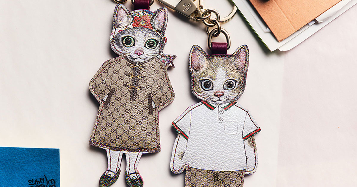 Gucci」日本限定ヒグチユウコの猫チャームも！ 最強開運日に向けた新作
