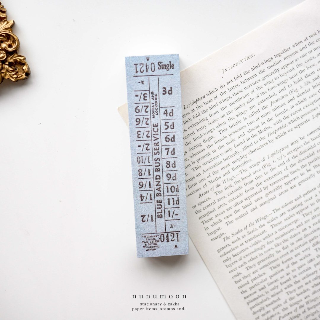 ヴィンテージ風 チケット素材 100枚 blue [AS923] | 海外紙もの専門店