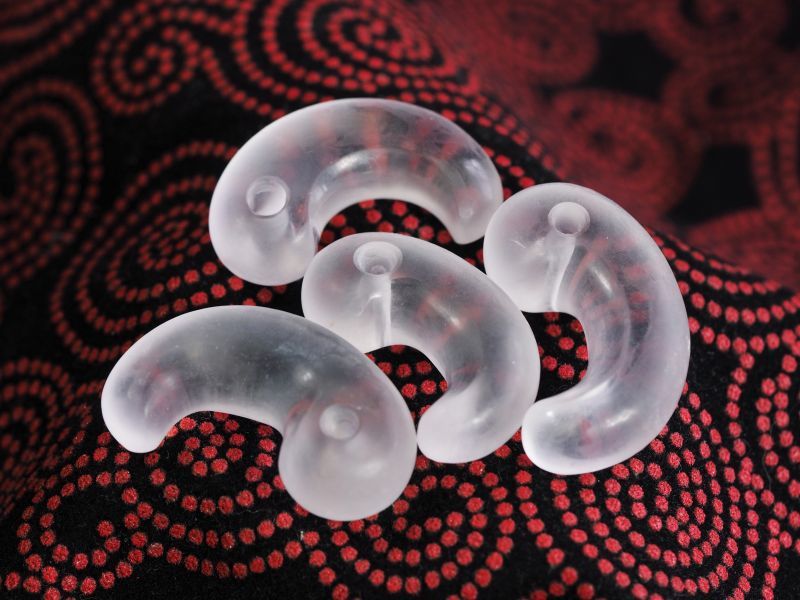 弥生時代風水晶勾玉（注文品）