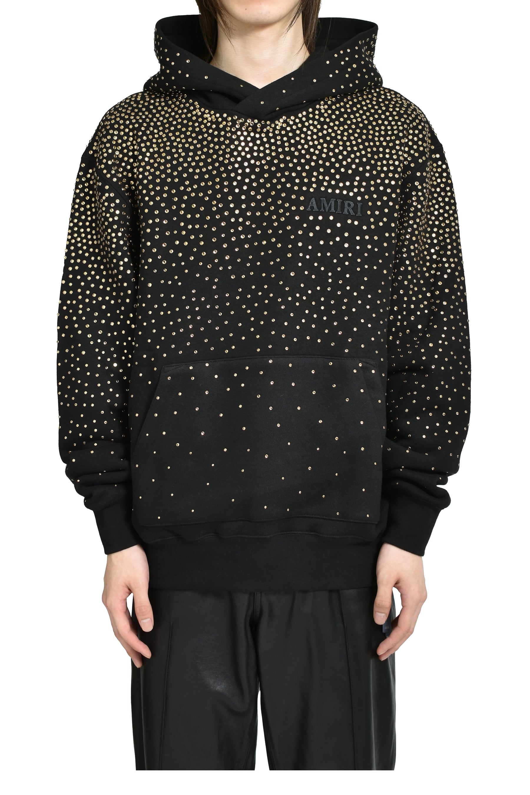 AMIRI アミリ FW25 CRYSTAL AMIRI HOODIE / BLK - NUBIAN ヌビアン