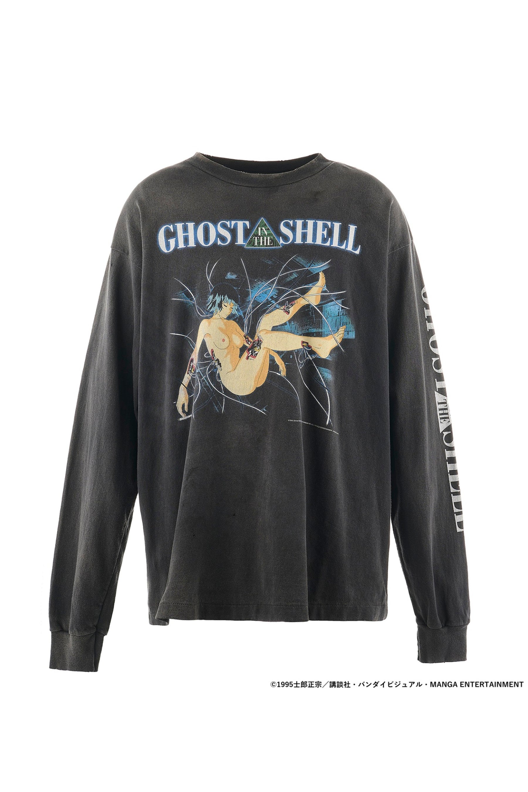 SAINT Mxxxxxx × 攻殻機動隊 FW24 GS_LS TEE/ILYA GITS / BLK - NUBIAN