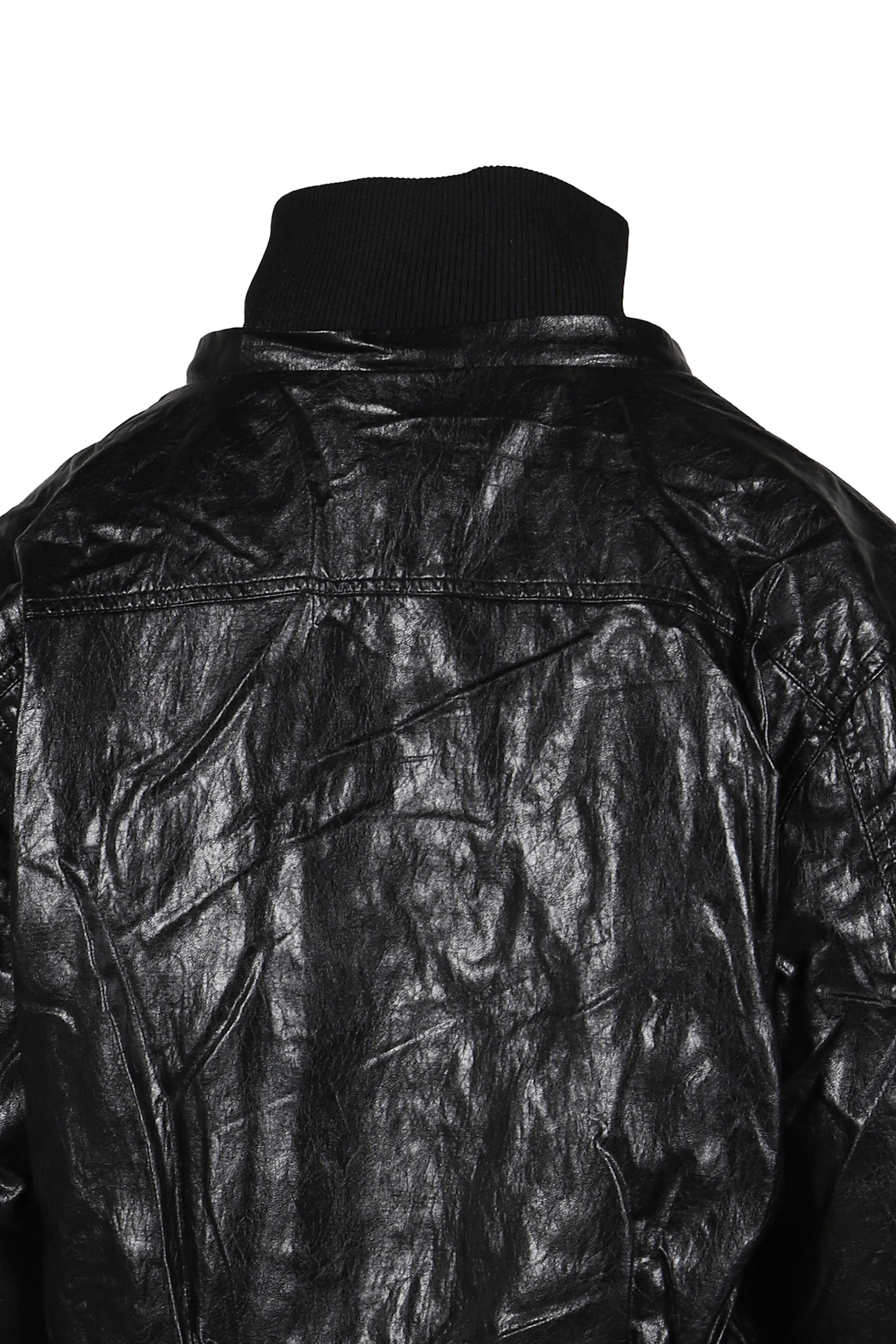 BOHEMSEO ボヘミアンソウル FW25 LEATHER FUR HOOD JUMPER / BLK