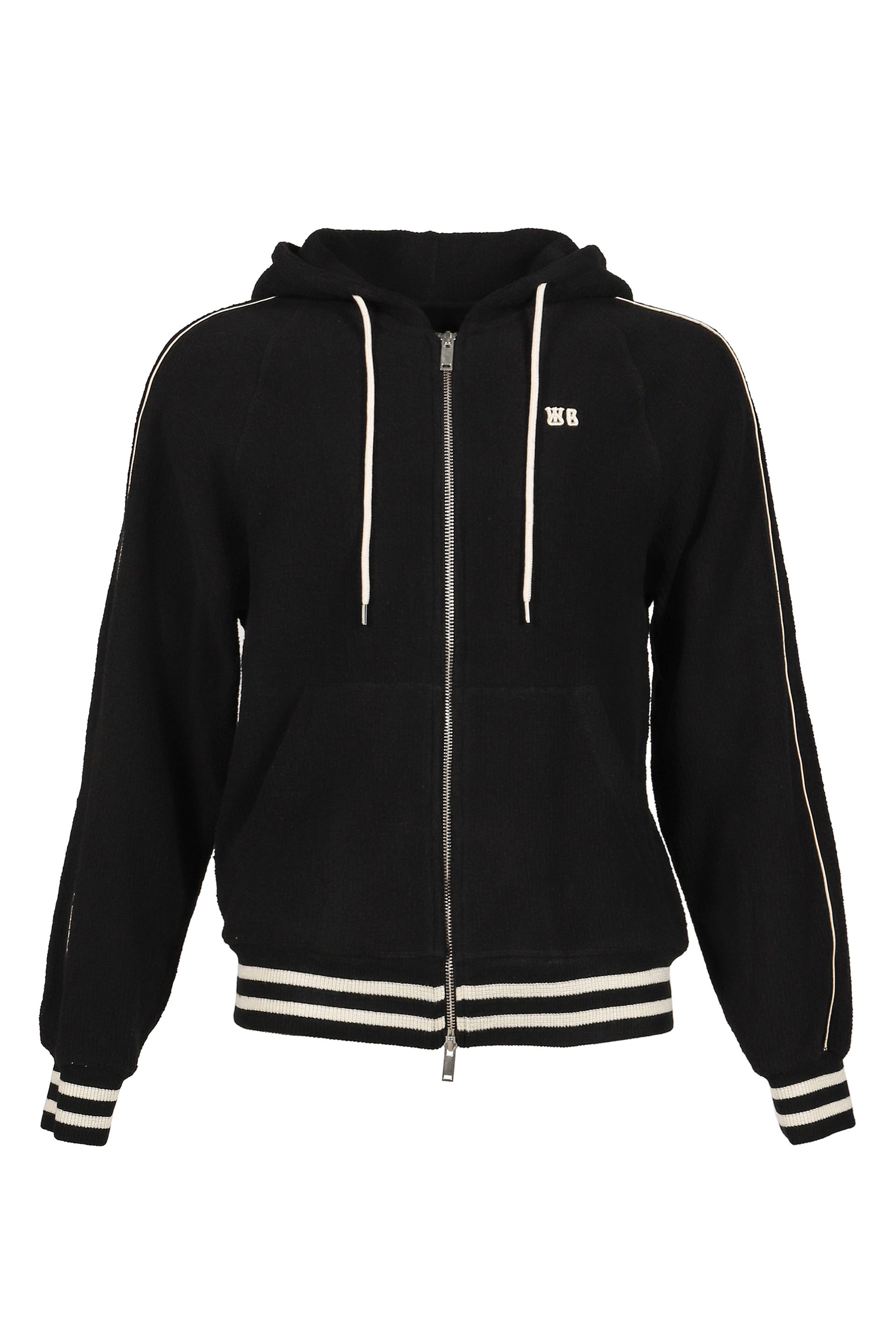 VETEMENTS ヴェトモン SS26 EMBROIDERED CROSS PADDED ZIP-UP HOODIE