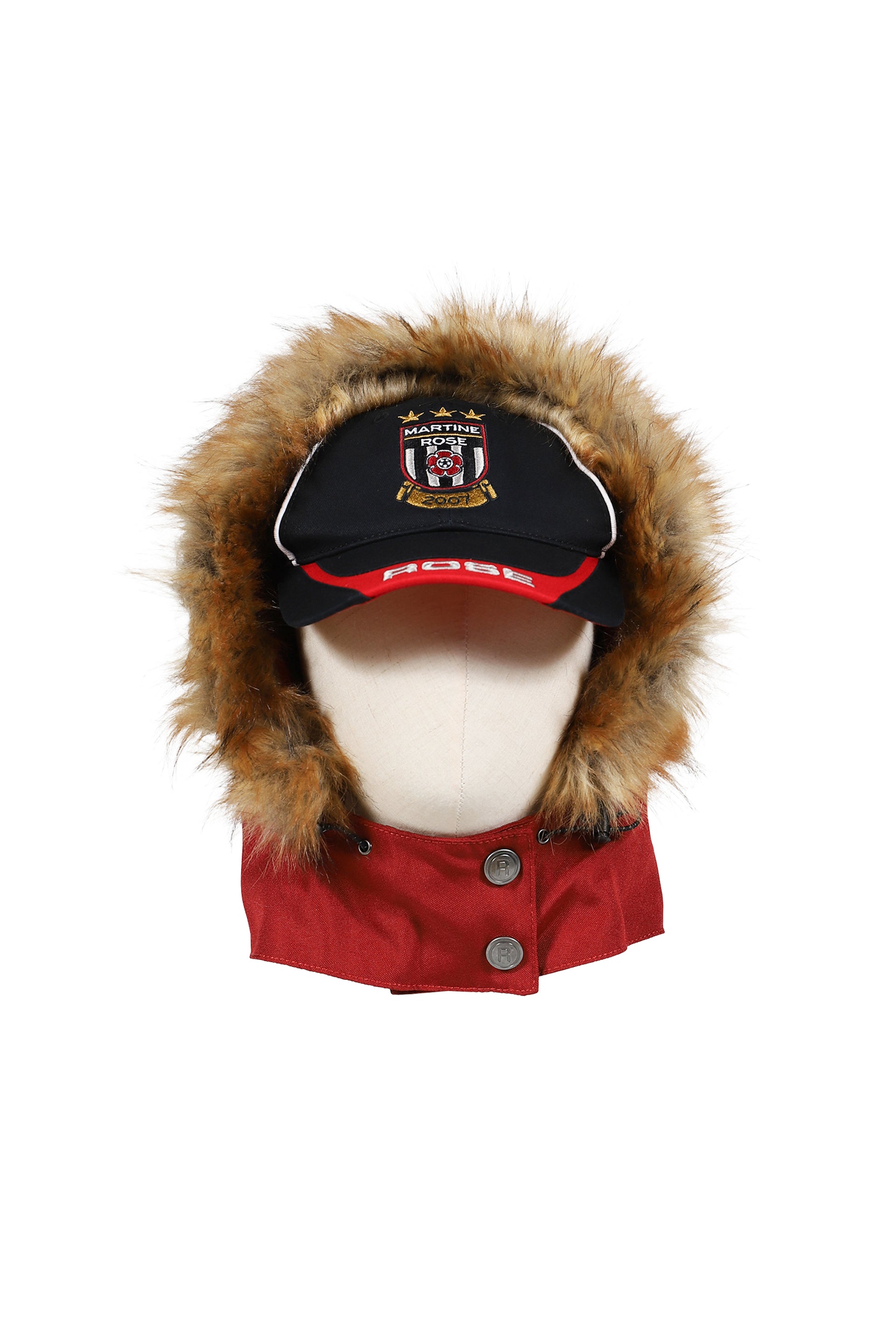 Martine Rose マーティンローズ FW25 PARKA CAP HOOD / RED - NUBIAN