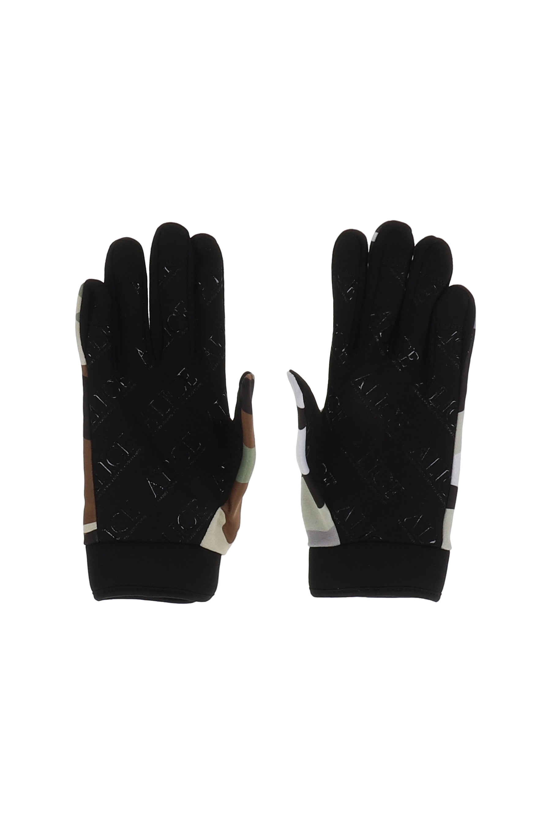 ALICE HOLLYWOOD SS25 MOTO COUTURE CAMO GLOVES / CAMO - NUBIAN