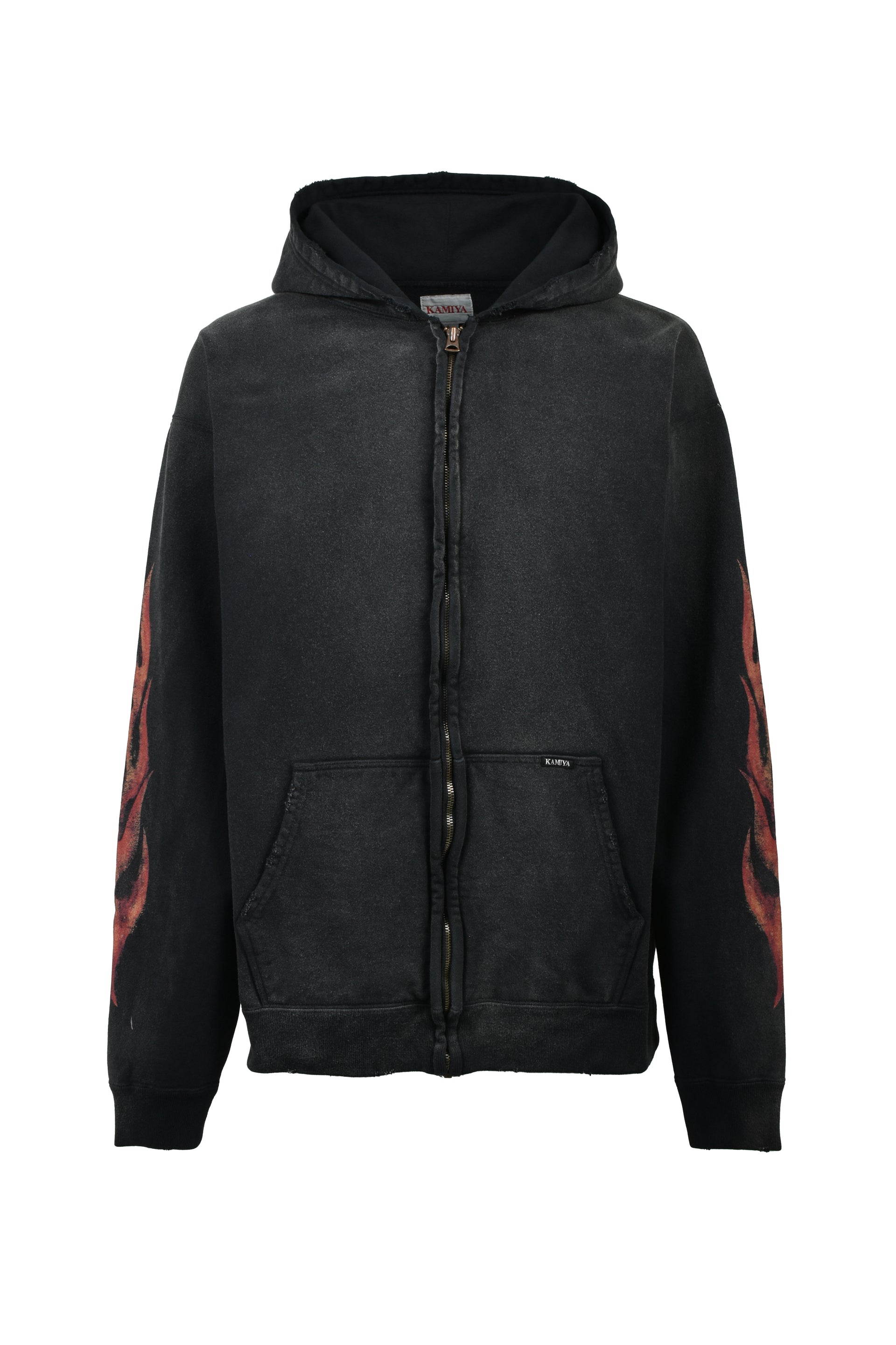 SAINT Mxxxxxx セイント マイケル FW24 HOODIE/DBL-FC ZIP / BLK - NUBIAN