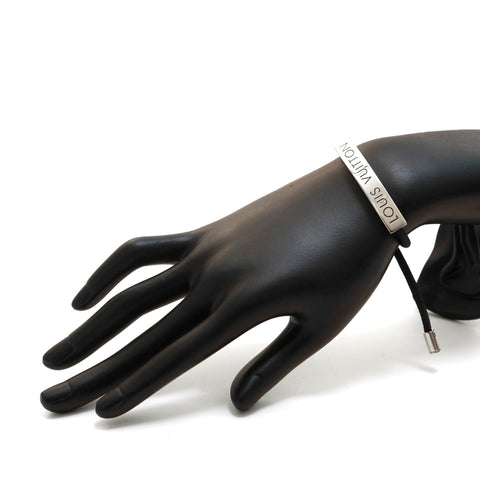 ルイ・ヴィトン LOUIS VUITTON ブラスレ LVスペース 紐 ブレスレット