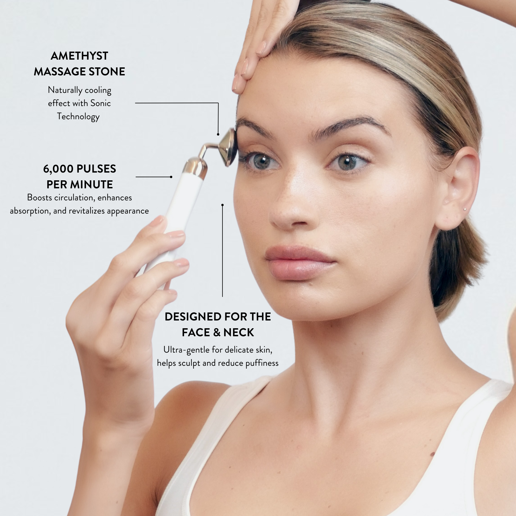 NuVibe RX® Amethyst Massaging Beauty Tool – Enhance Skin Vitality