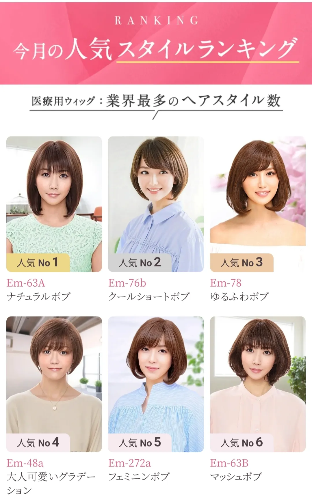 アンベリール医療用ウィッグは自宅で無料試着OK｜カット込みで自然に