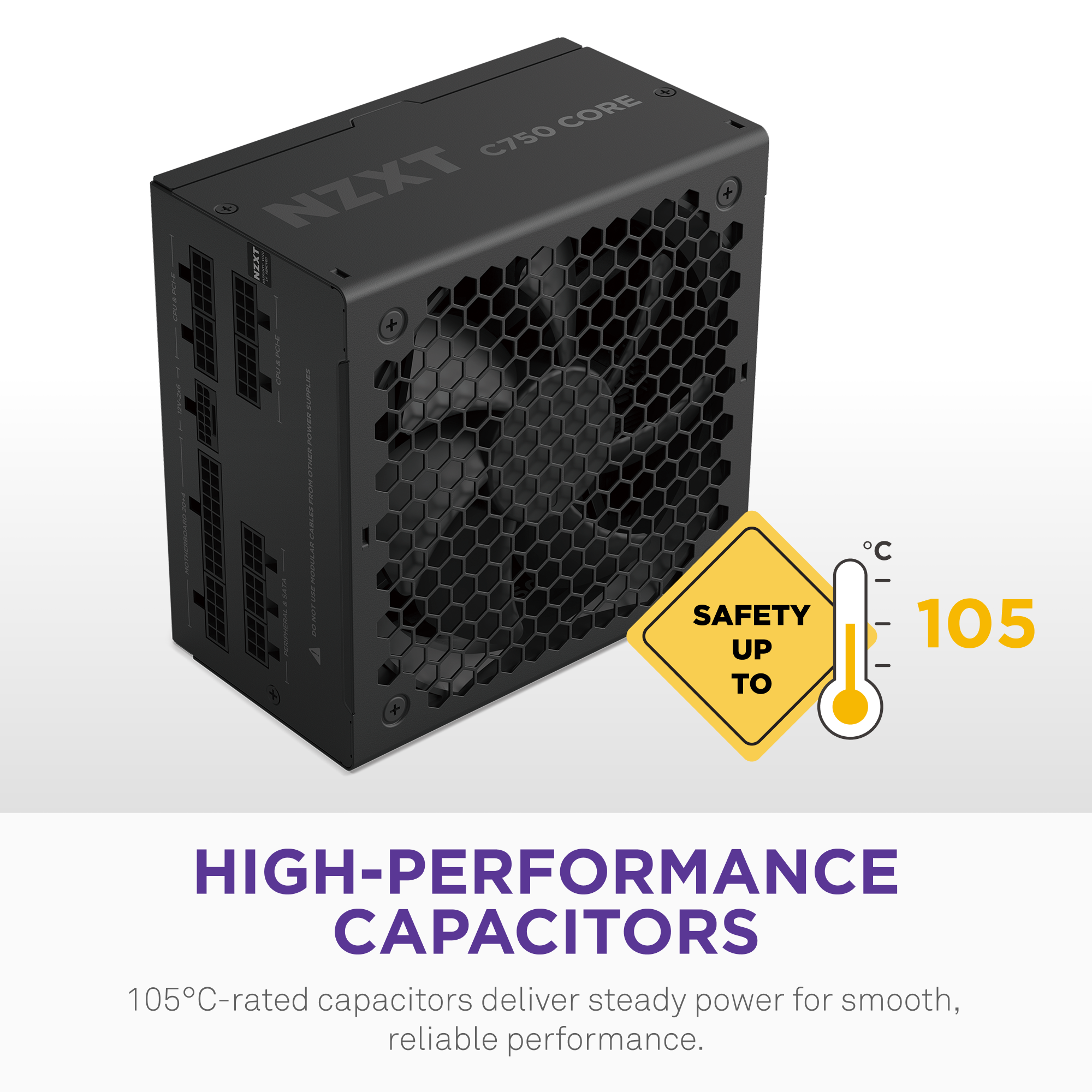 NZXT | C1000 Gold Core PSU | 1000ワット 80 PLUS Gold フル