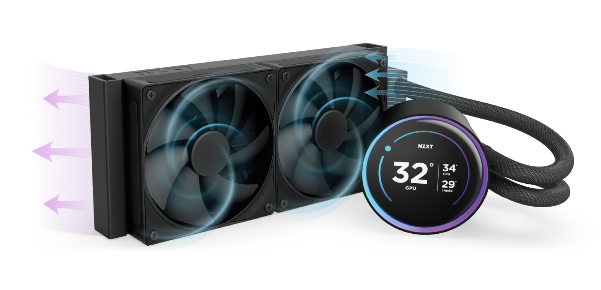 NZXT Kraken Elite 240 | 240mm AIO IPS LCD 搭載