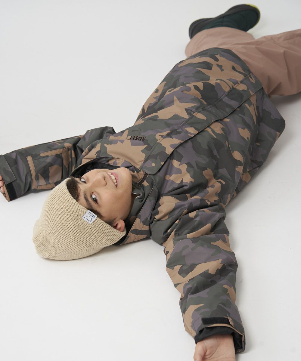 RUSTYキッズ 迷彩柄 スキーウエア 上下セット | OCEANweb（オーシャン