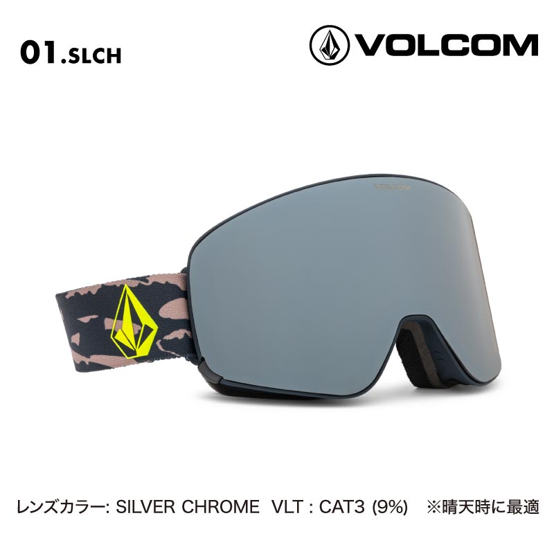 VOLCOM/ボルコム メンズ フレームレス 平面 ゴーグル AF ODYSSEY CAMO